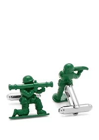 Green Army Men Cufflinks