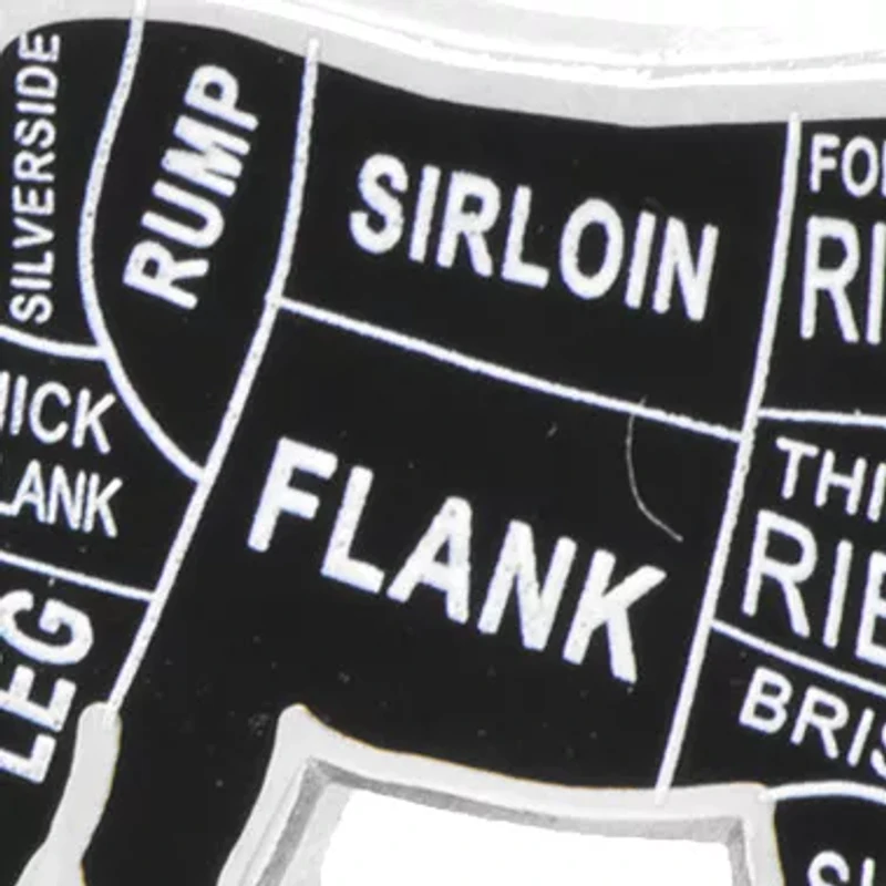 Beef Butcher Cuts Cufflinks