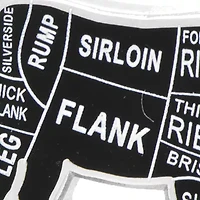 Beef Butcher Cuts Cufflinks