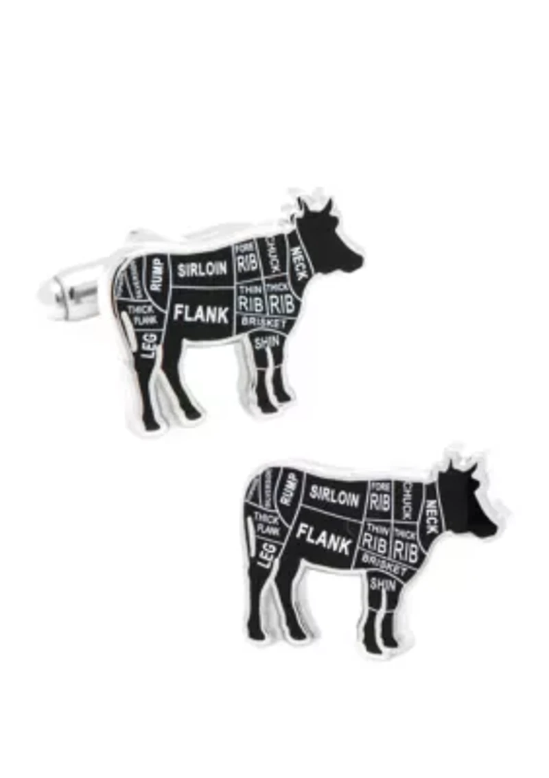 Beef Butcher Cuts Cufflinks