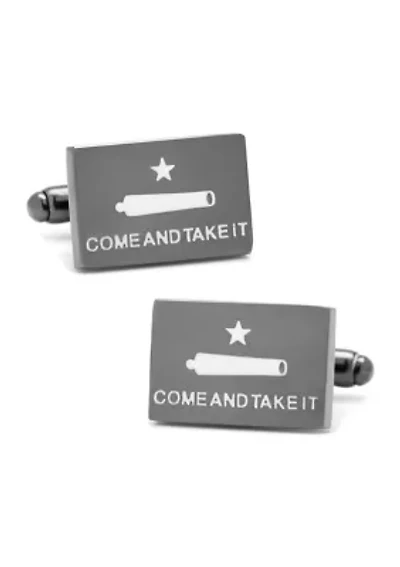 Come and Take It Texas Cufflinks