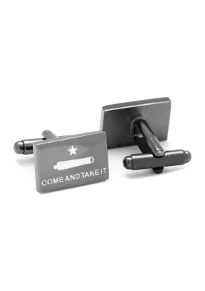 Come and Take It Texas Cufflinks