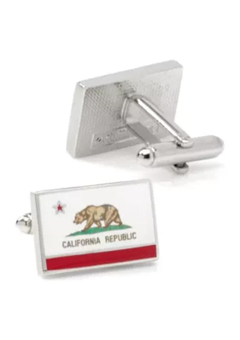 California State Flag Cufflinks