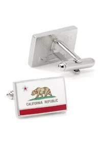 California State Flag Cufflinks