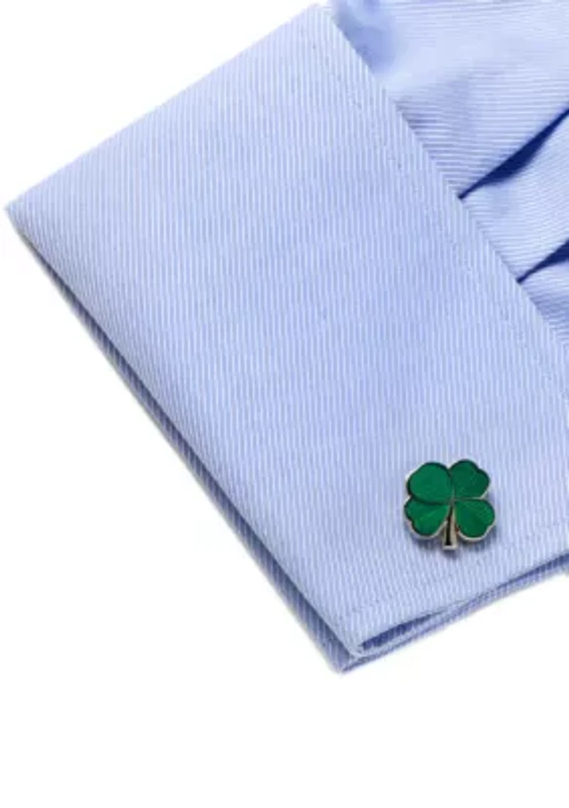 Green Clover Cufflinks