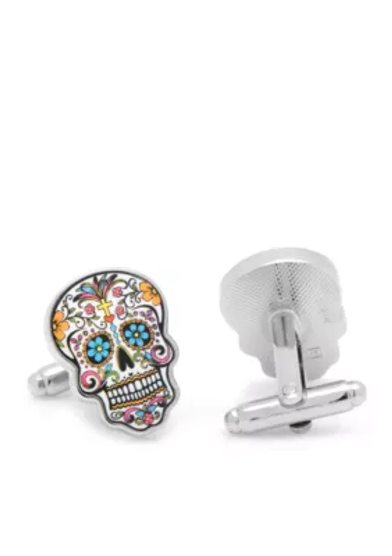 Day of The Dead Skull Cufflinks