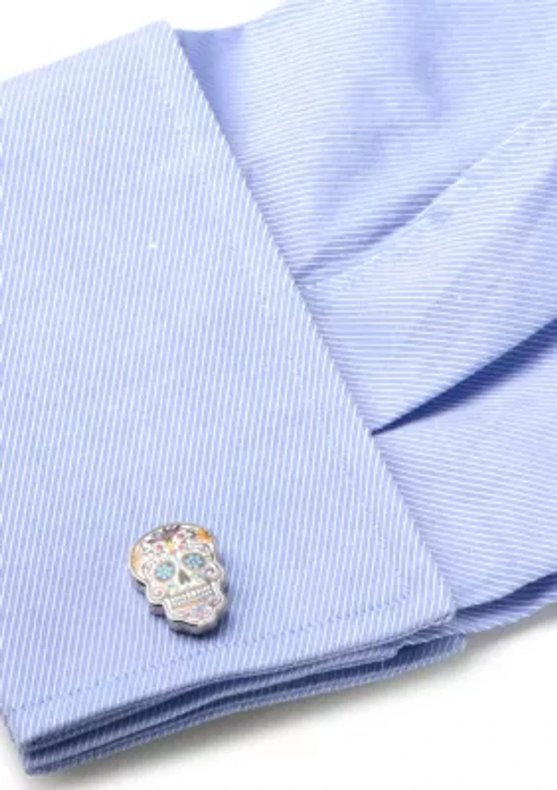 Day of The Dead Skull Cufflinks