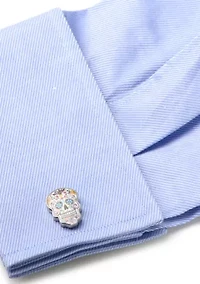 Day of The Dead Skull Cufflinks