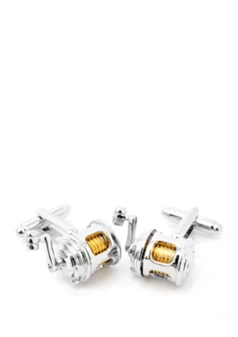 Fishing Reel Cufflinks	