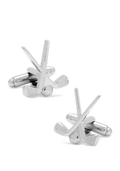 Golf Clubs Cufflinks
