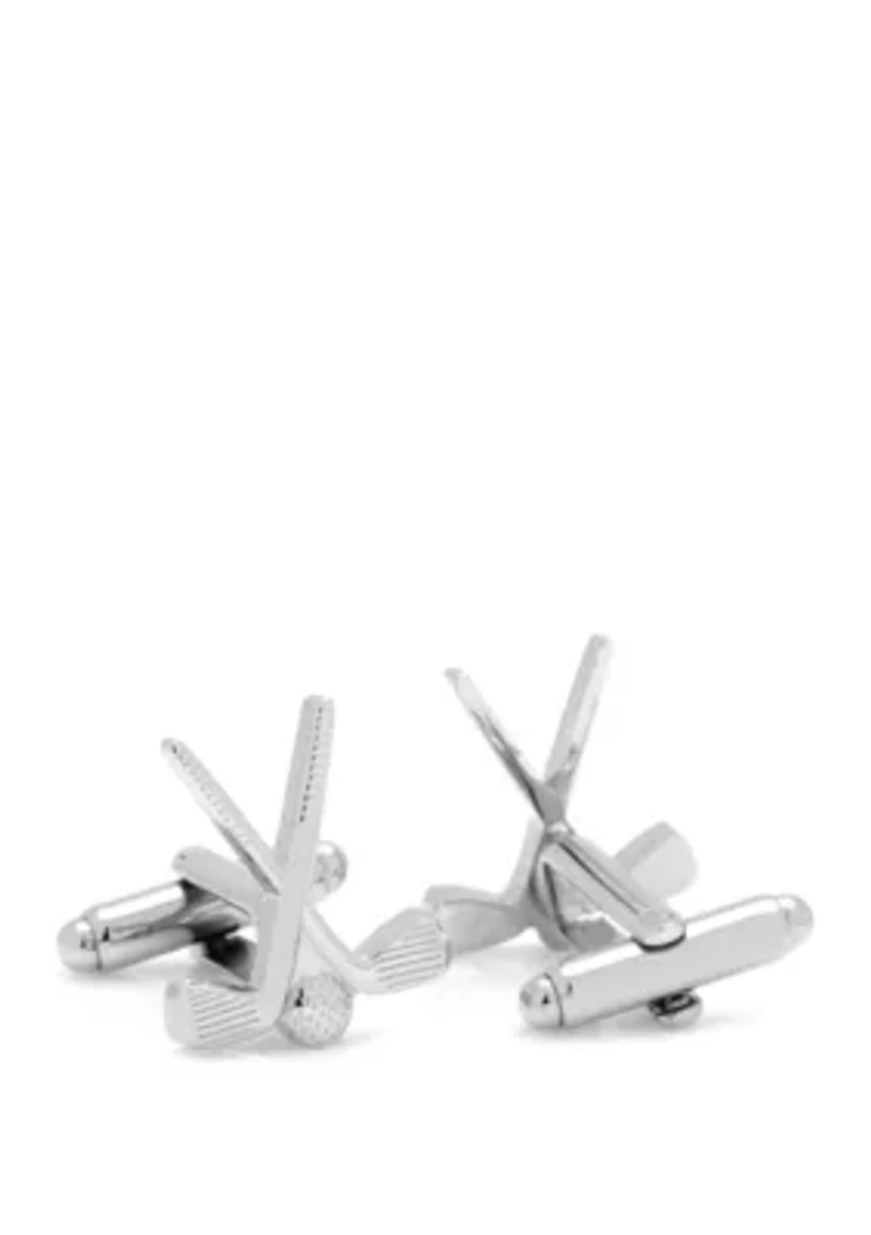 Golf Clubs Cufflinks