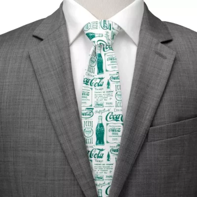 Coca-Cola Green Bottle Men's Tie