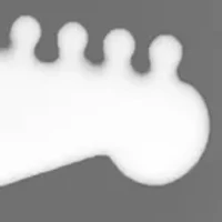 Black Guitar Pick Cufflinks