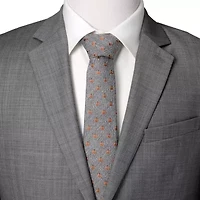 Holiday Pumpkin Herringbone Tie