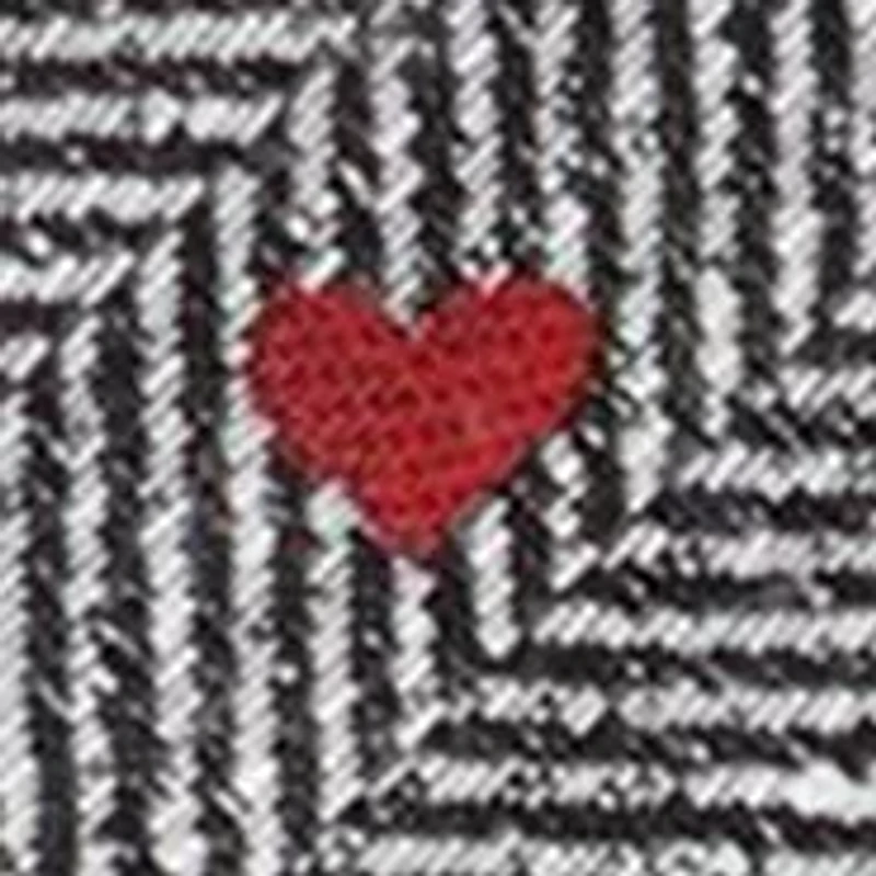 Herringbone Heart Tie