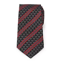 Black Heart Striped Tie