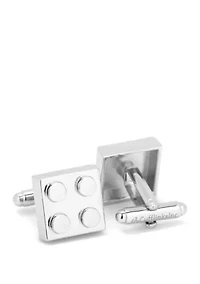 Silver Building Block Cufflinks