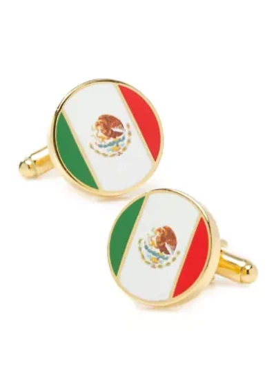 Mexico Flag Cufflinks