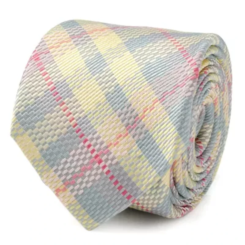 Pastel Plaid Tie