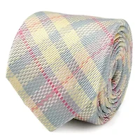Pastel Plaid Tie