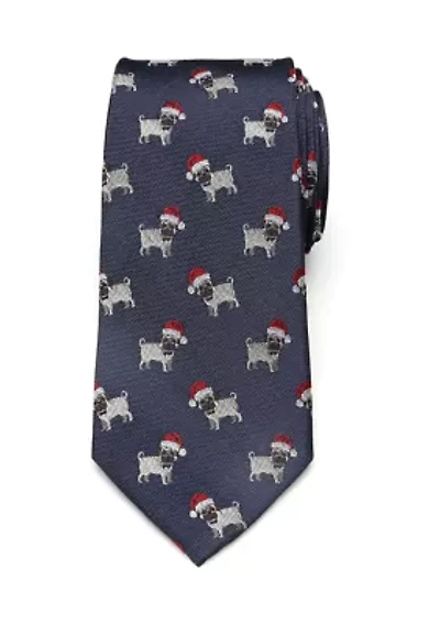 Santa Pug Tie