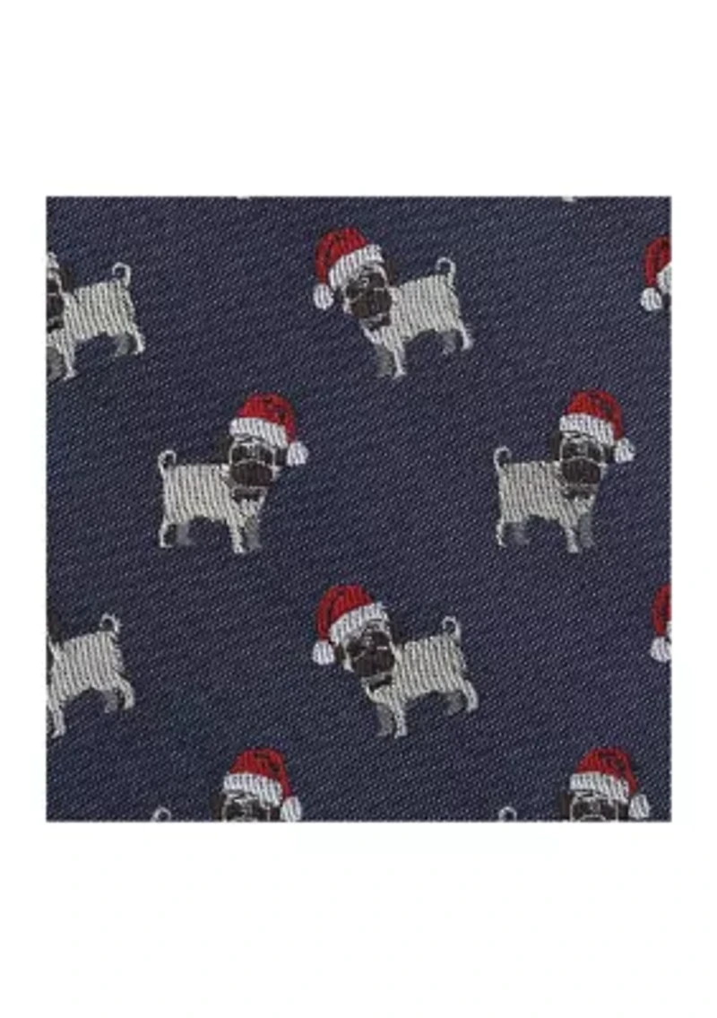 Santa Pug Tie