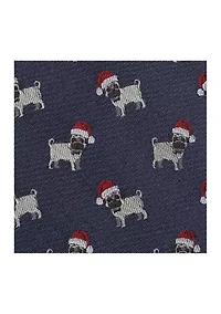 Santa Pug Tie
