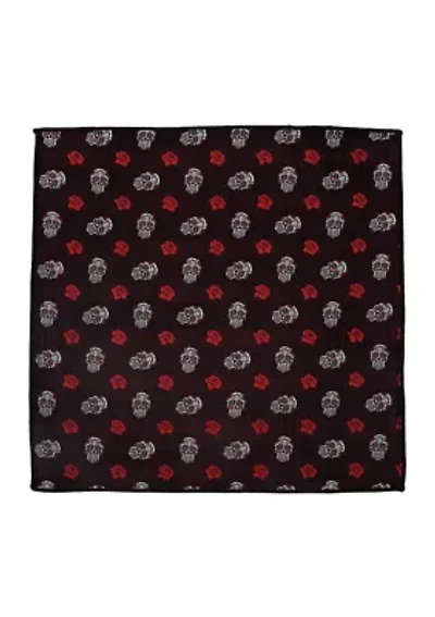 Sugar Skull Pocket Square