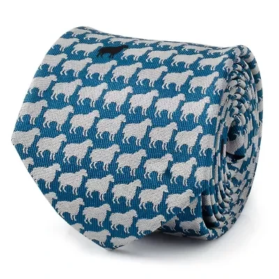 Black Sheep Blue Silk Tie