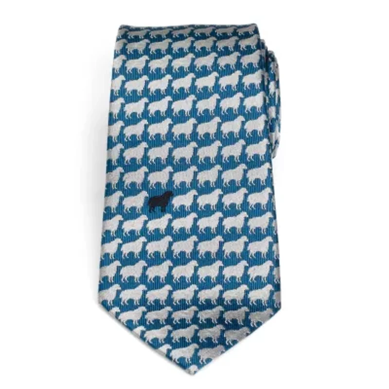 Black Sheep Blue Silk Tie