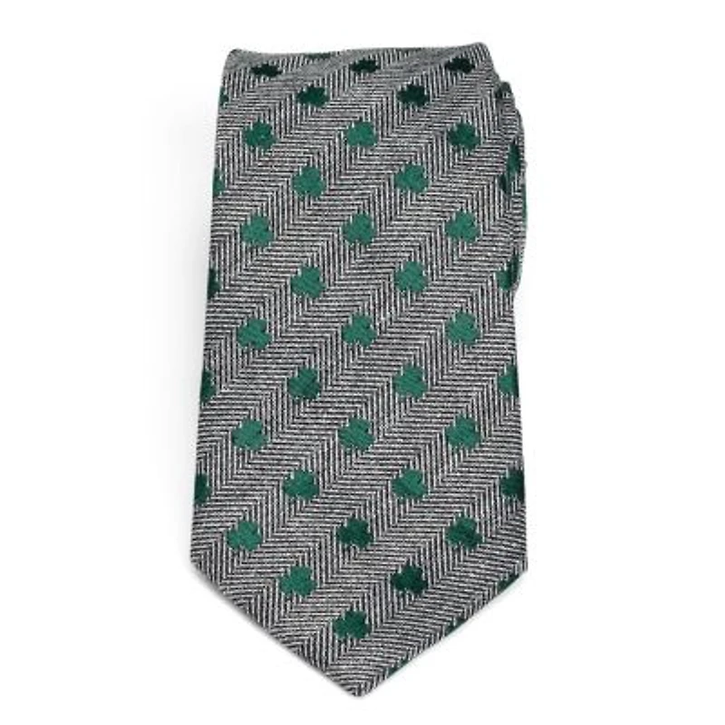 Herringbone Shamrock Tie