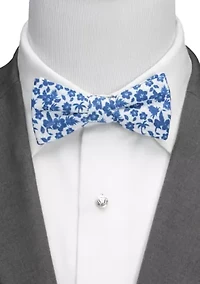 Men's Tropical Blue Bow Tie