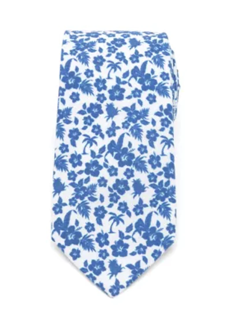 Men's Tropical Blue Tie