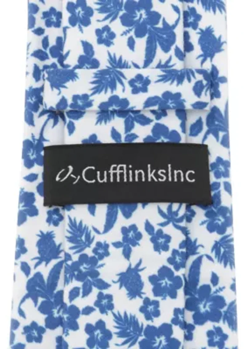 Men's Tropical Blue Tie