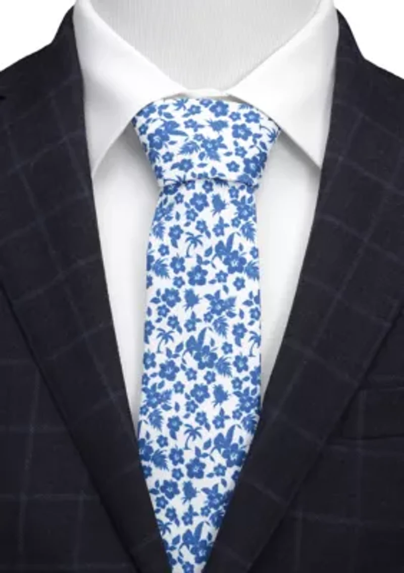 Men's Tropical Blue Tie