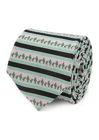 Men's Texas Cactus Stripe Sage Tie