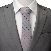Light Gray American Flag Tie