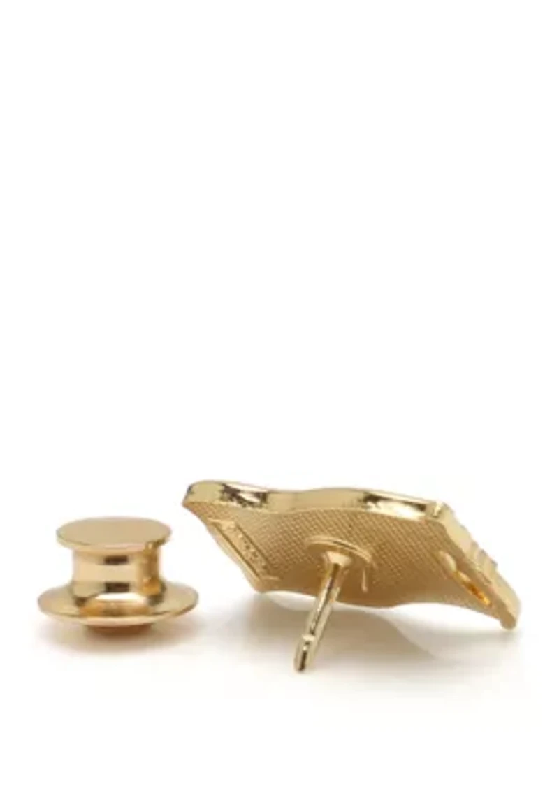 Waving American Flag Lapel Pin