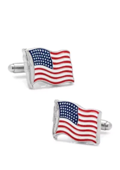 Waving American Flag Cufflinks