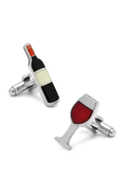 Wine and Bottle Cufflinks