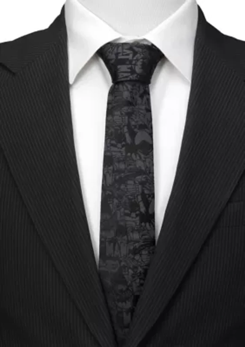 Batman Comic Black Tie