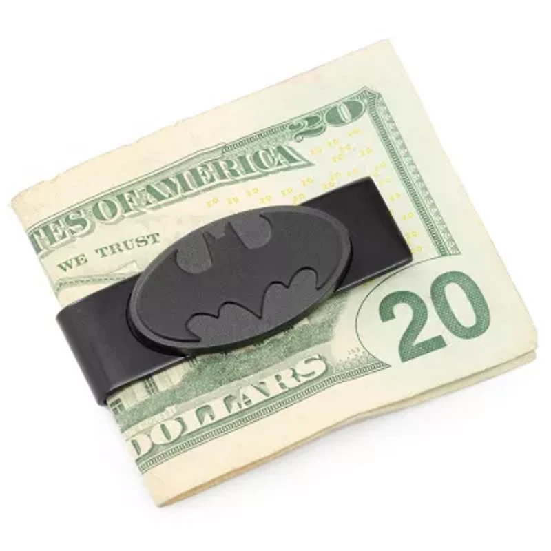 Batman Satin Black Money Clip