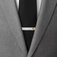 Superman Hidden Message Silver Tie Bar