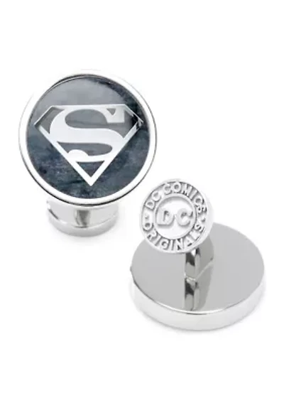 Superman Navy Gemstone Cufflinks