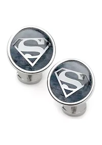 Superman Navy Gemstone Cufflinks