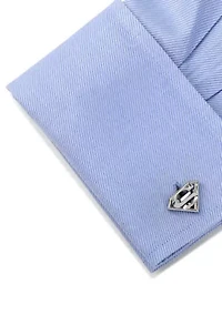 Stainless Steel Superman Cufflinks