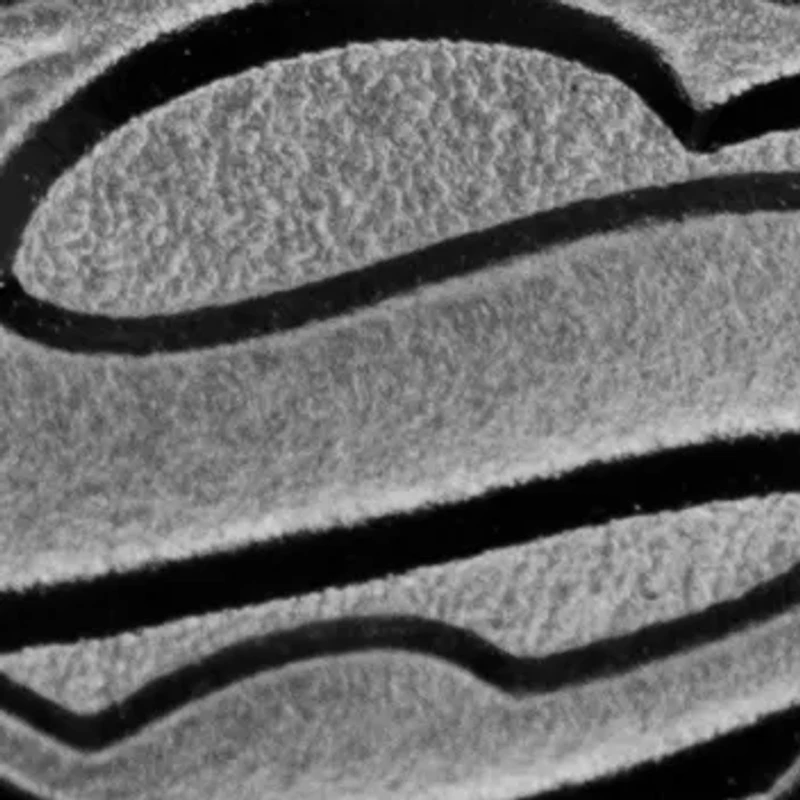 Satin Black Superman Shield Cufflinks