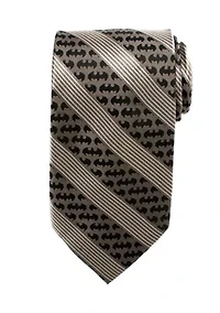 Batman Black Pinstripe Tie