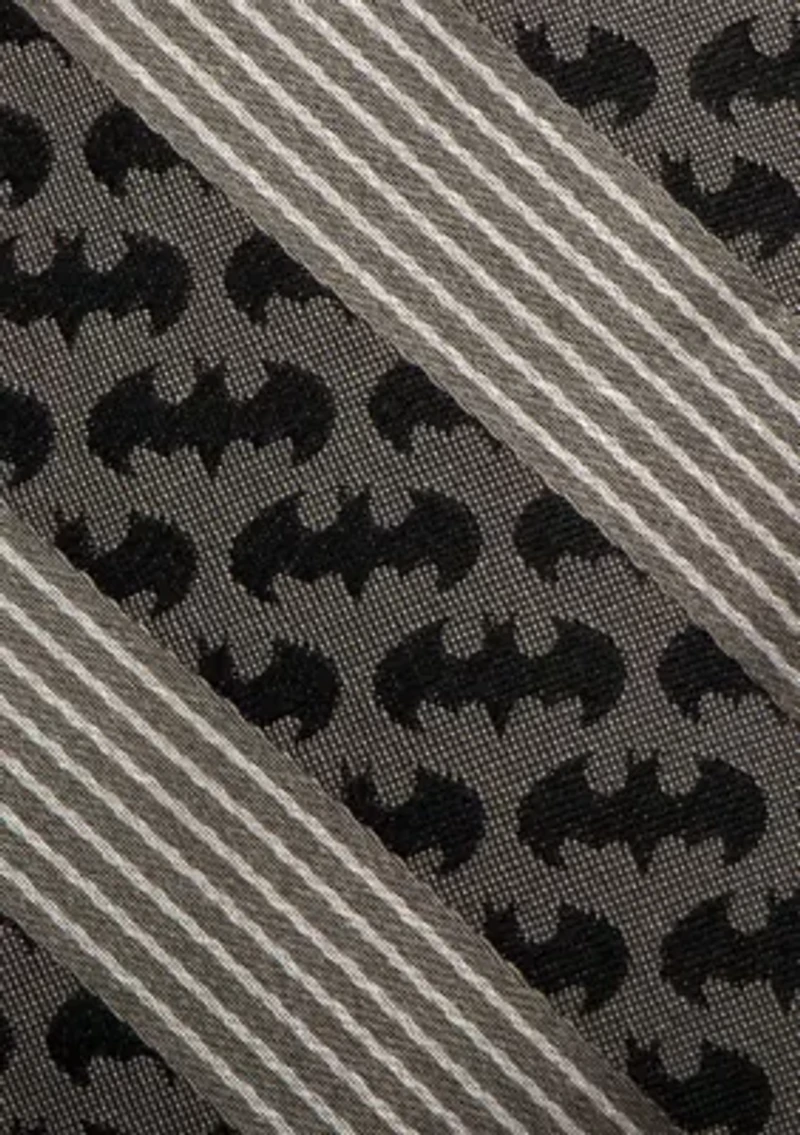 Batman Black Pinstripe Tie
