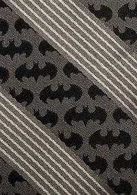 Batman Black Pinstripe Tie